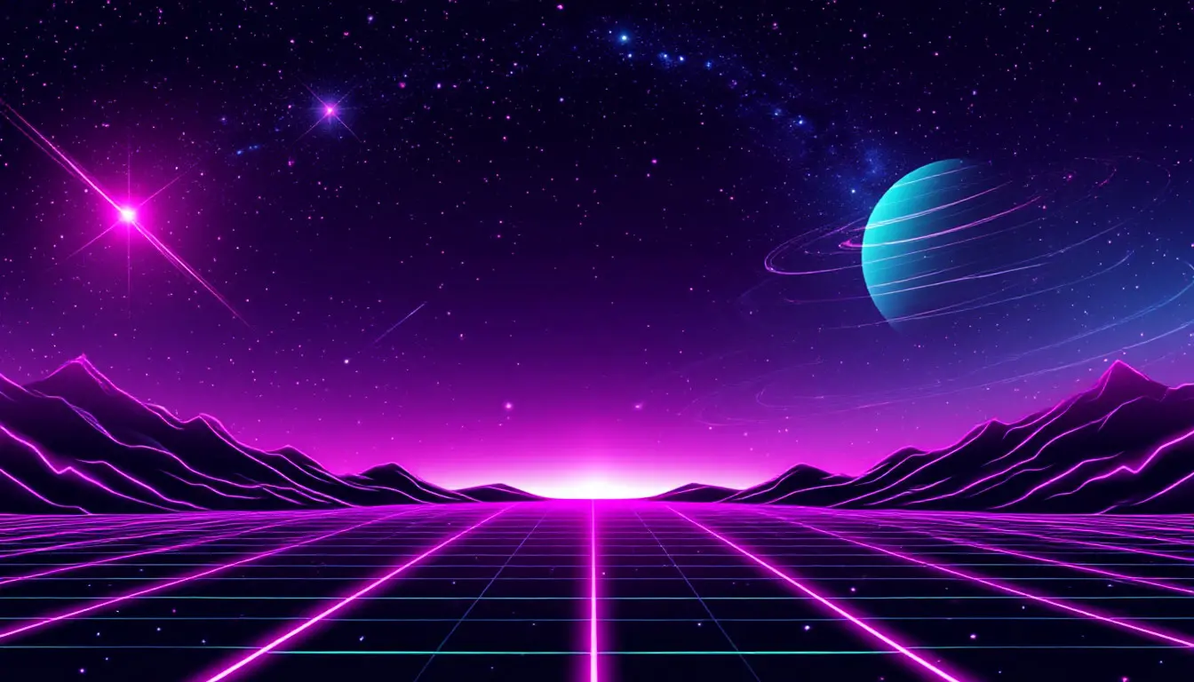 Retro Space Background