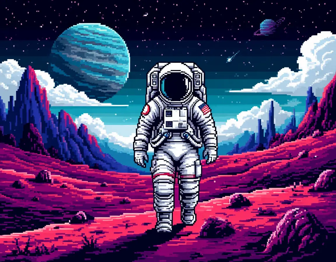 Retro Pixel Art